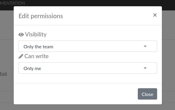 edit permissions