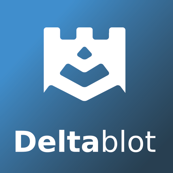 deltablot logo blue png